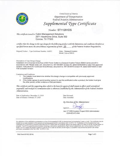 ST11281DS Certificate